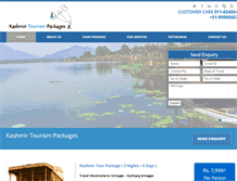 Tablet Screenshot of kashmirtourismpackage.org